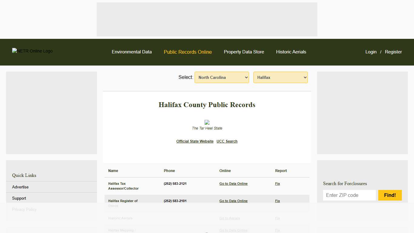 NETR Online • Halifax • Halifax Public Records, Search Halifax Records, Halifax Property Tax, North Carolina Property Search, North Carolina Assessor
